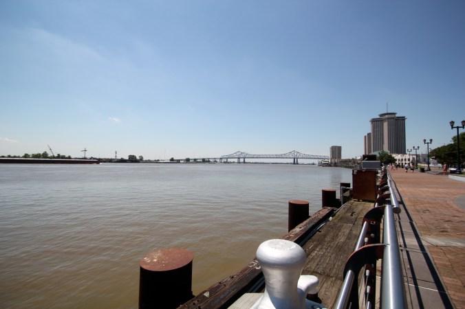 The Mississippi! I think I'd prefer to swim in the Williamette...